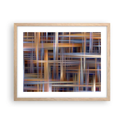 Plakat w ramie jasny dąb - Utkane ze światła - 50x40 cm