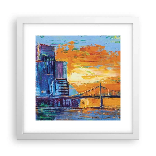 Plakat w białej ramie - Kultura i natura - 30x30 cm