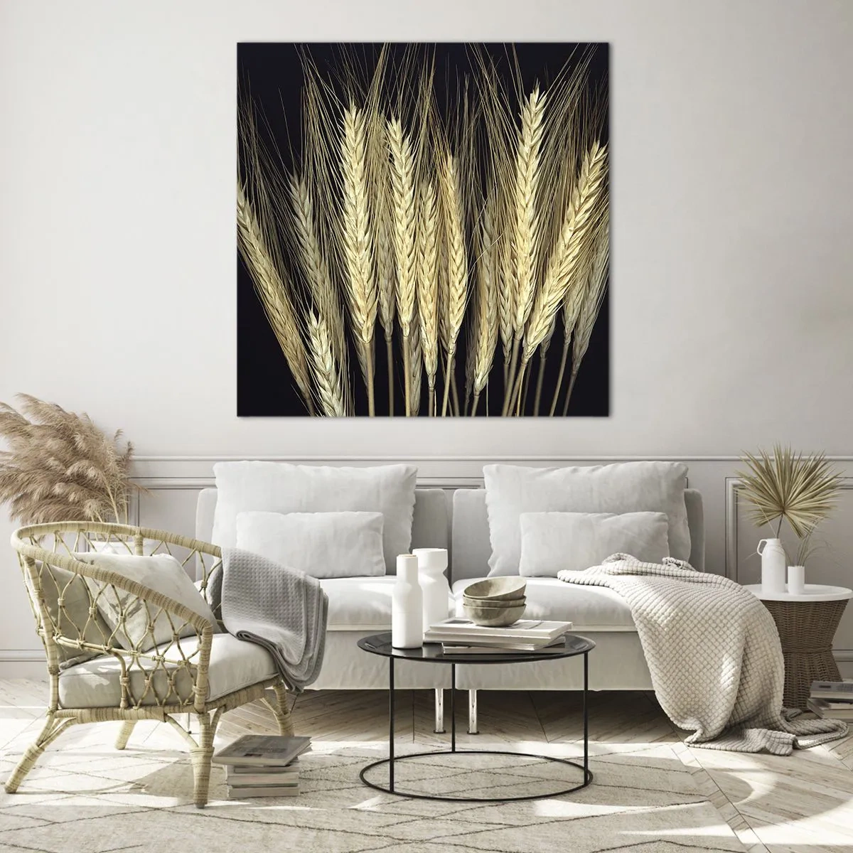 Obraz na szkle - Rustykalna magia - 60x60 cm