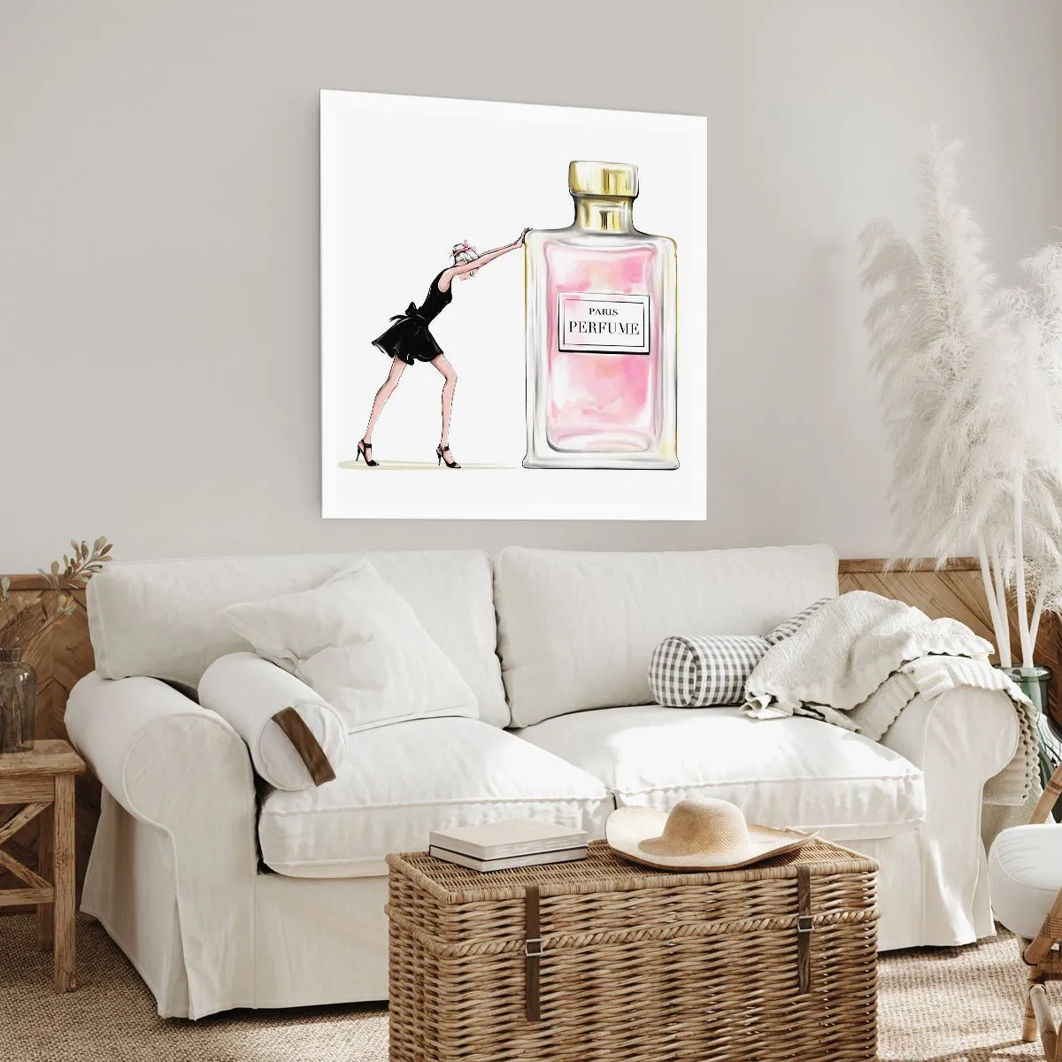 Plakat - Esencja kobiecości - 50x50 cm