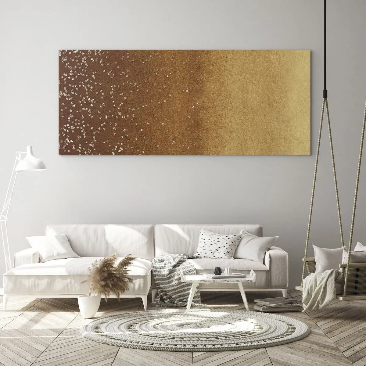 Obraz na szkle - Narodziny światła - 100x40 cm