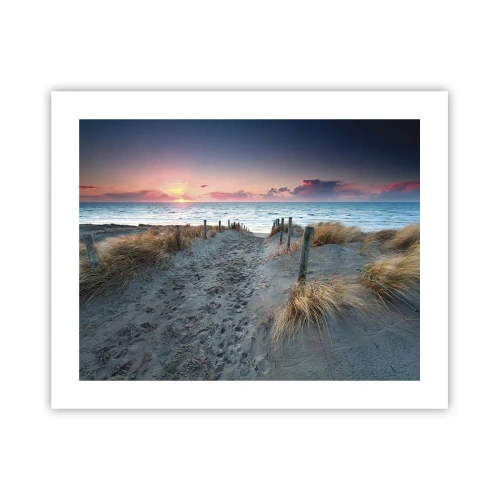 Plakat - Rozlałeś tęczę blasków promienistą… - 50x40 cm