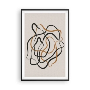 Plakat w czarnej ramie - Wszystko się pokręciło - 61x91 cm