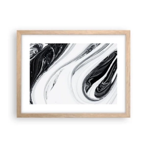 Plakat w ramie jasny dąb - Połączenie przeciwieństw - 40x30 cm