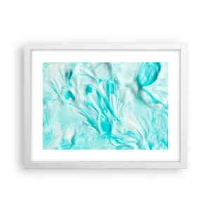 Plakat w białej ramie - Na zawsze razem - 40x30 cm