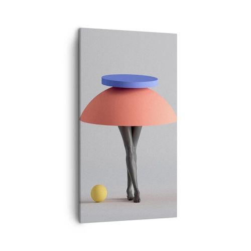 Obraz na płótnie - Kompozycja surrealistyczna - 45x80 cm