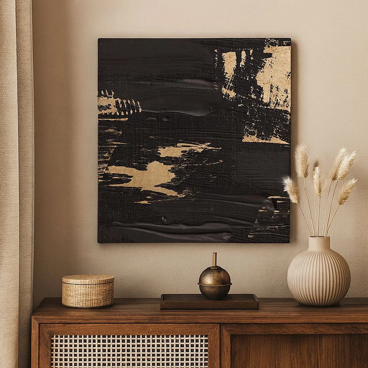 Obraz na płótnie - Ślad dotyku - 30x30 cm