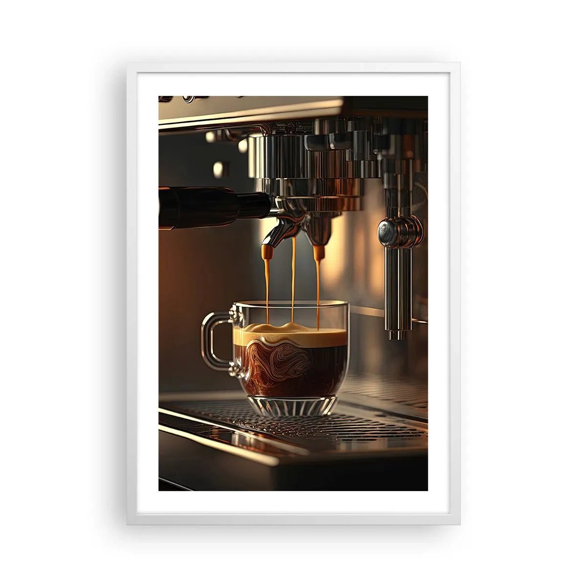 Plakat w białej ramie - Zmysłowa mikstura - 50x70 cm