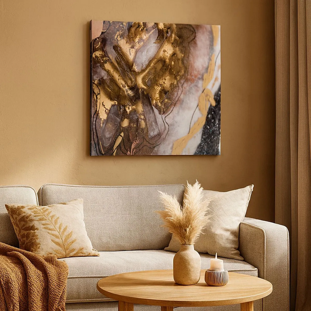 Obraz na płótnie - Żywioł ziemi - 30x30 cm