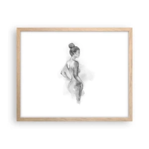 Plakat w ramie jasny dąb - Piękna jak malowanie - 50x40 cm