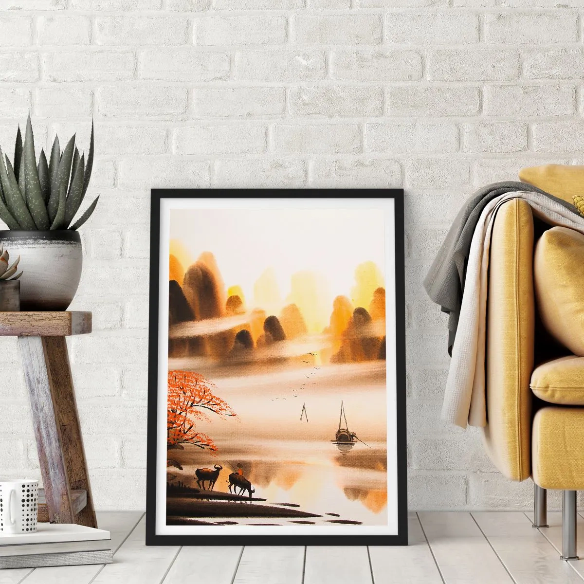 Plakat w czarnej ramie - Dalej niż na Dalekim Wschodzie - 61x91 cm