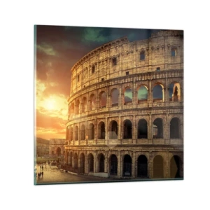 Obraz na szkle - Kolosalne wrażenie - 50x50 cm