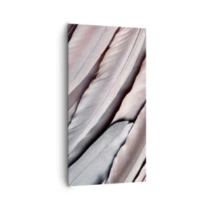 Obraz na płótnie - W różowej srebrzystości - 65x120 cm