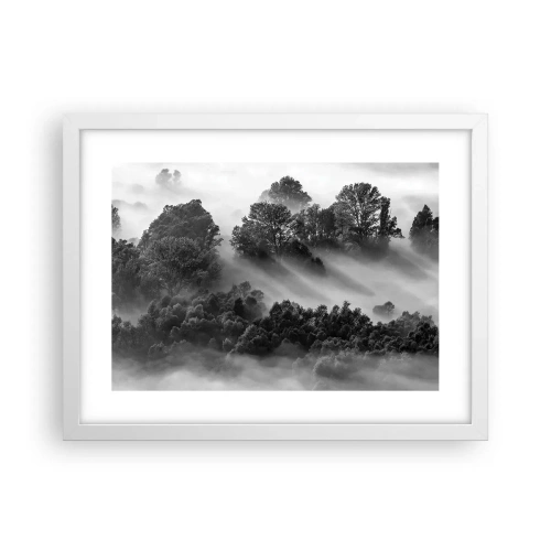 Plakat w białej ramie - Wstający ze snu - 40x30 cm