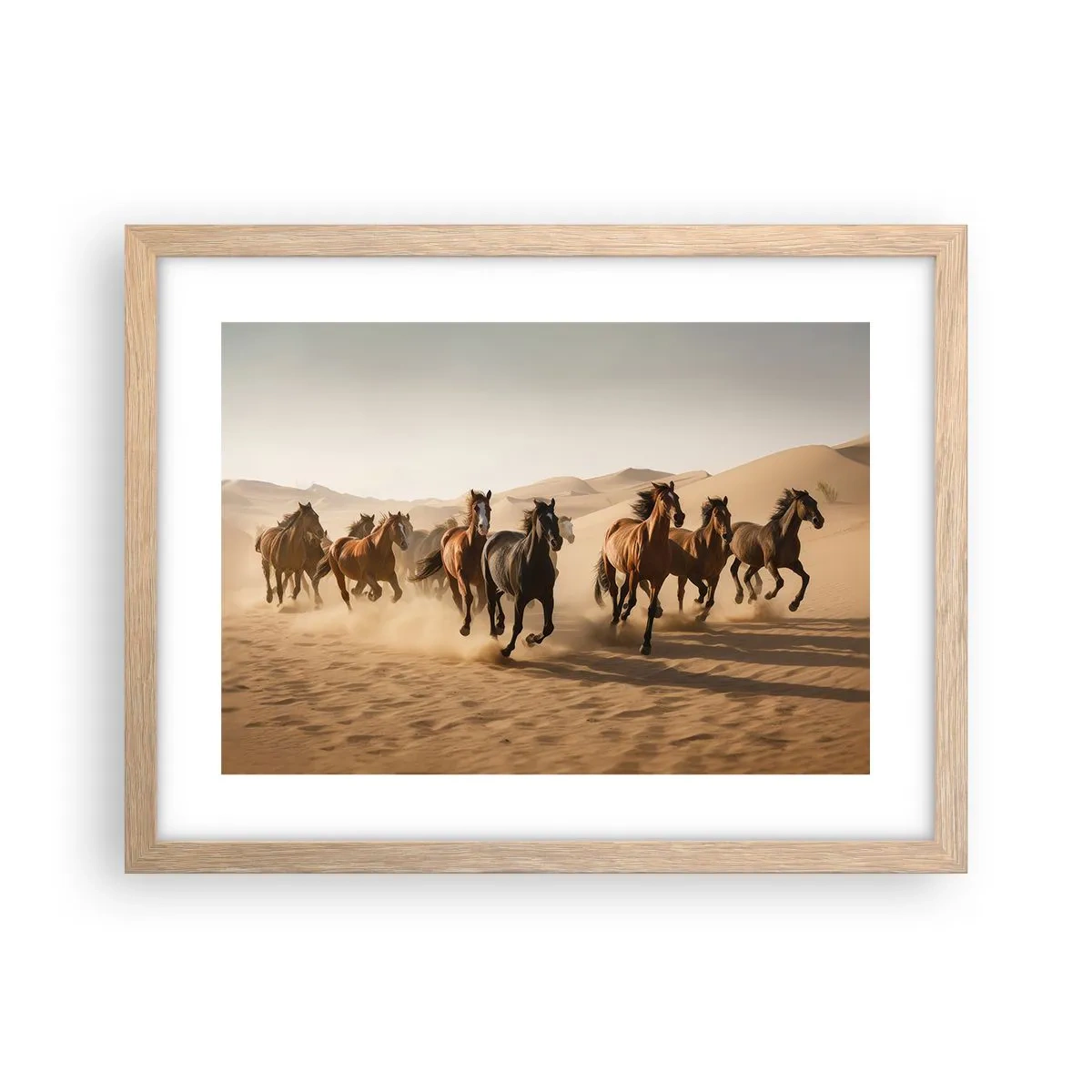 Plakat w ramie jasny dąb - Wolne jak wiatr - 40x30 cm