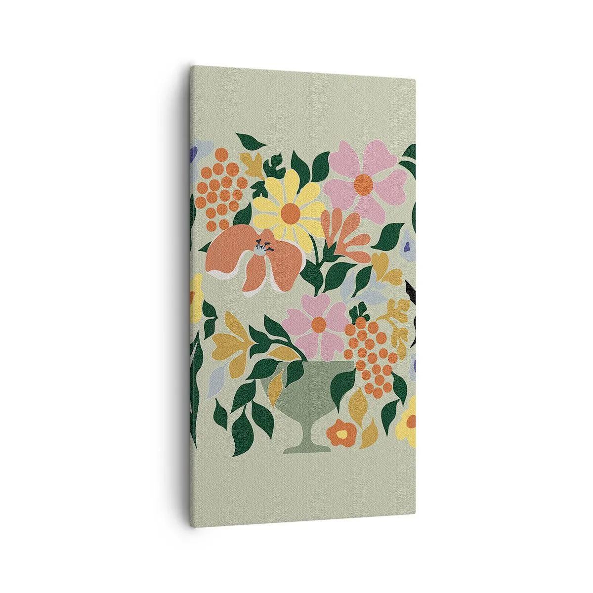 Obraz na płótnie - Bukiet kipiący życiem - 55x100 cm