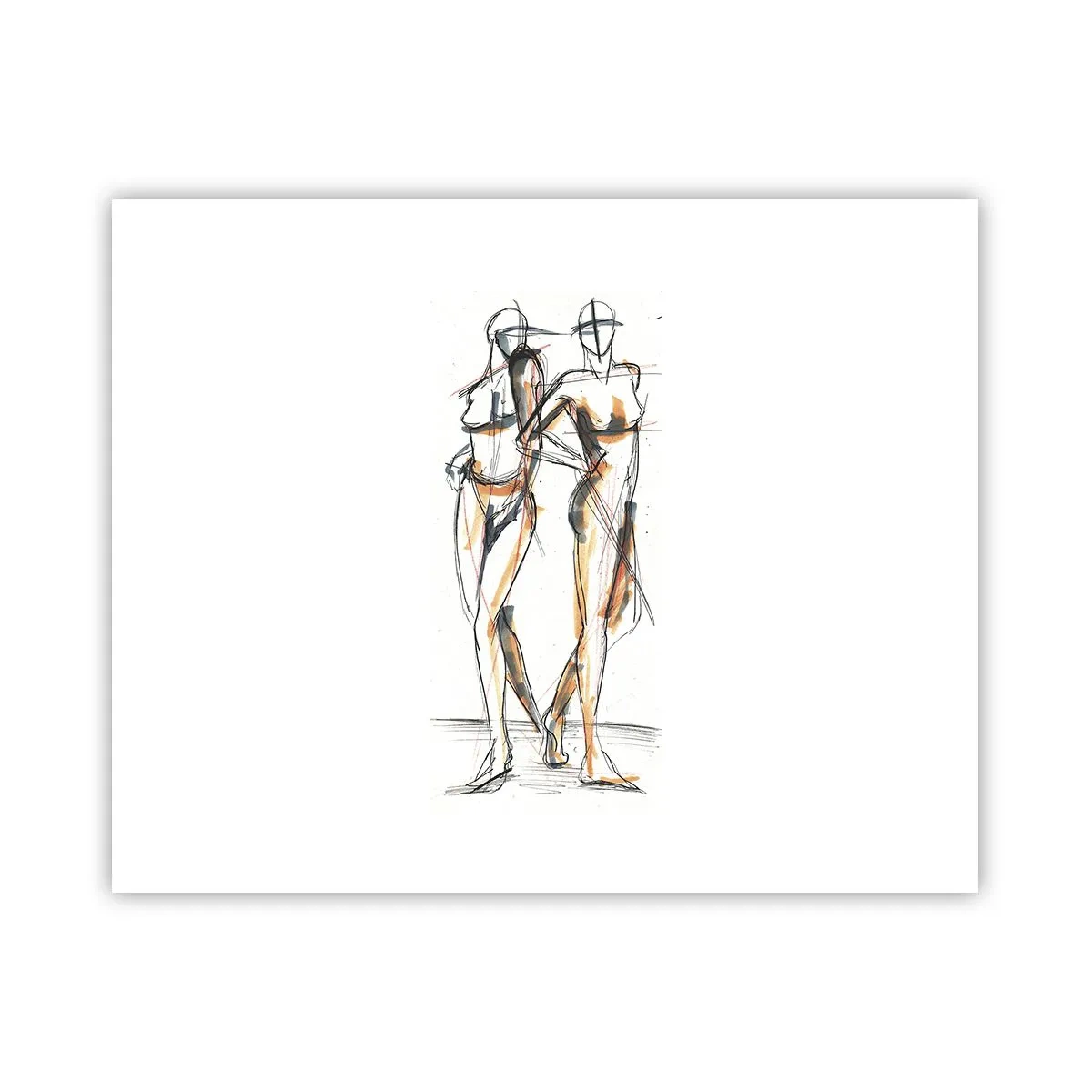 Plakat - Studium wdzięku - 50x40 cm