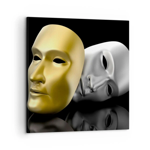 Obraz na płótnie - Życie to jest teatr - 50x50 cm