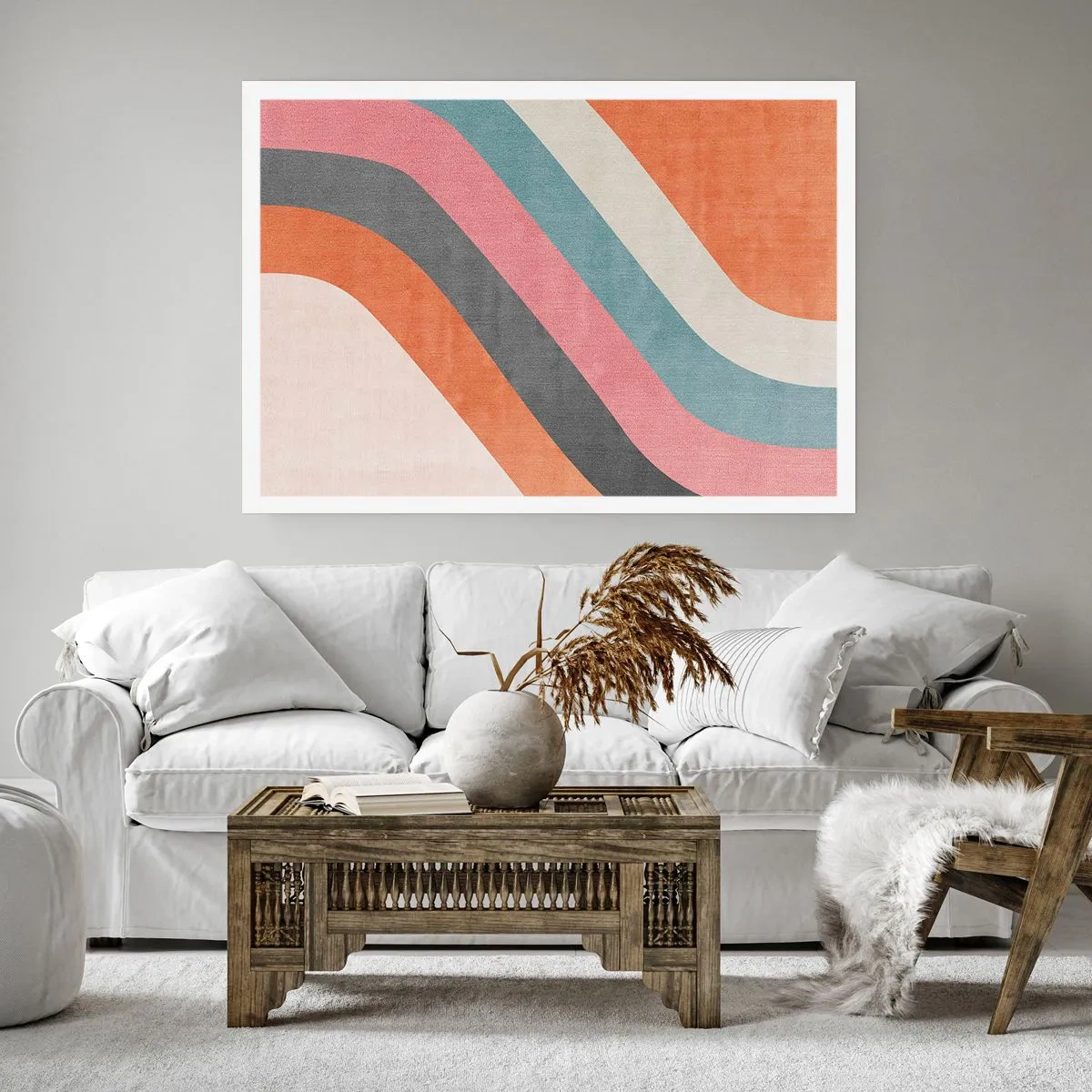 Plakat - Kompozycja diagonalna – ruch - 50x40 cm