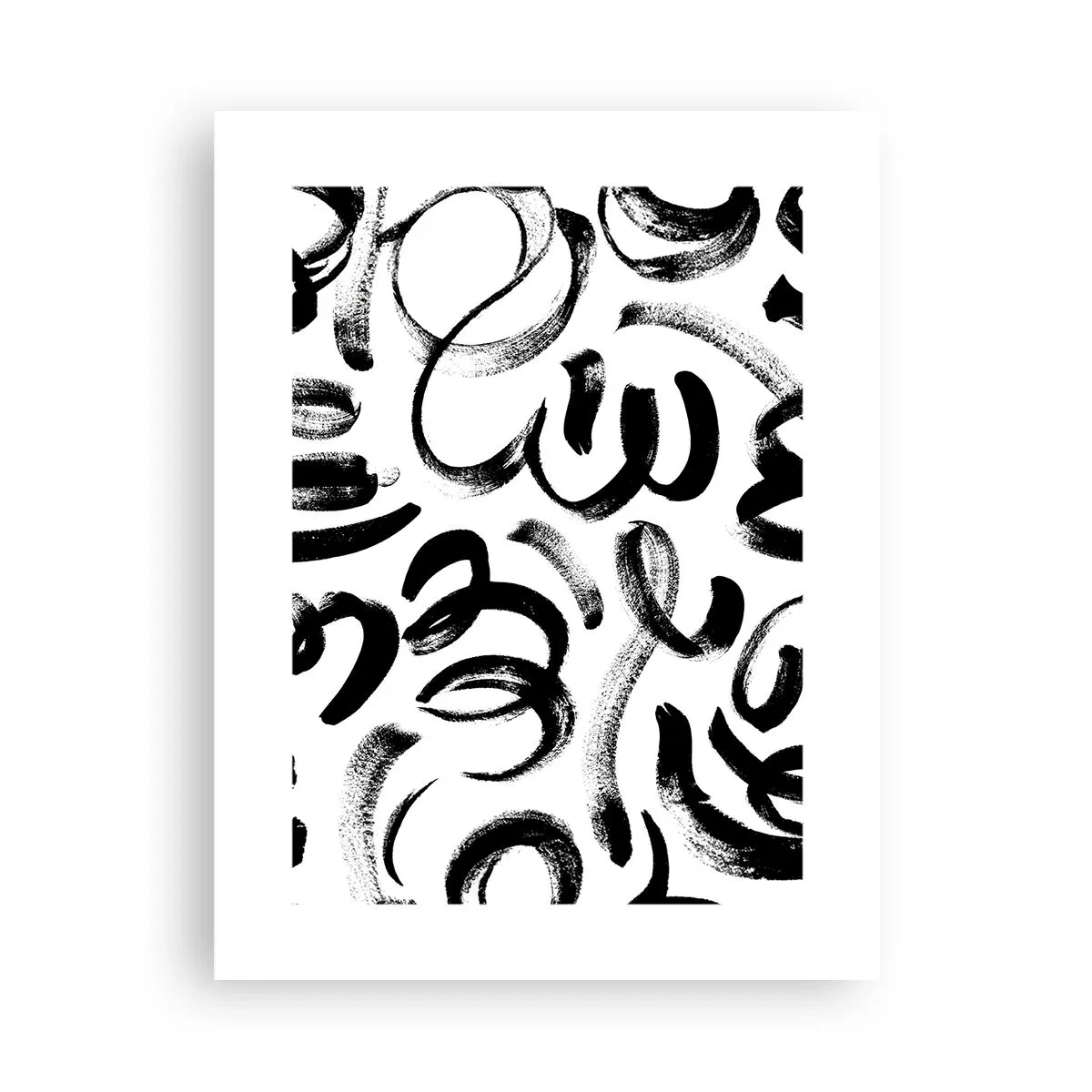 Plakat - Czarno na białym - 30x40 cm