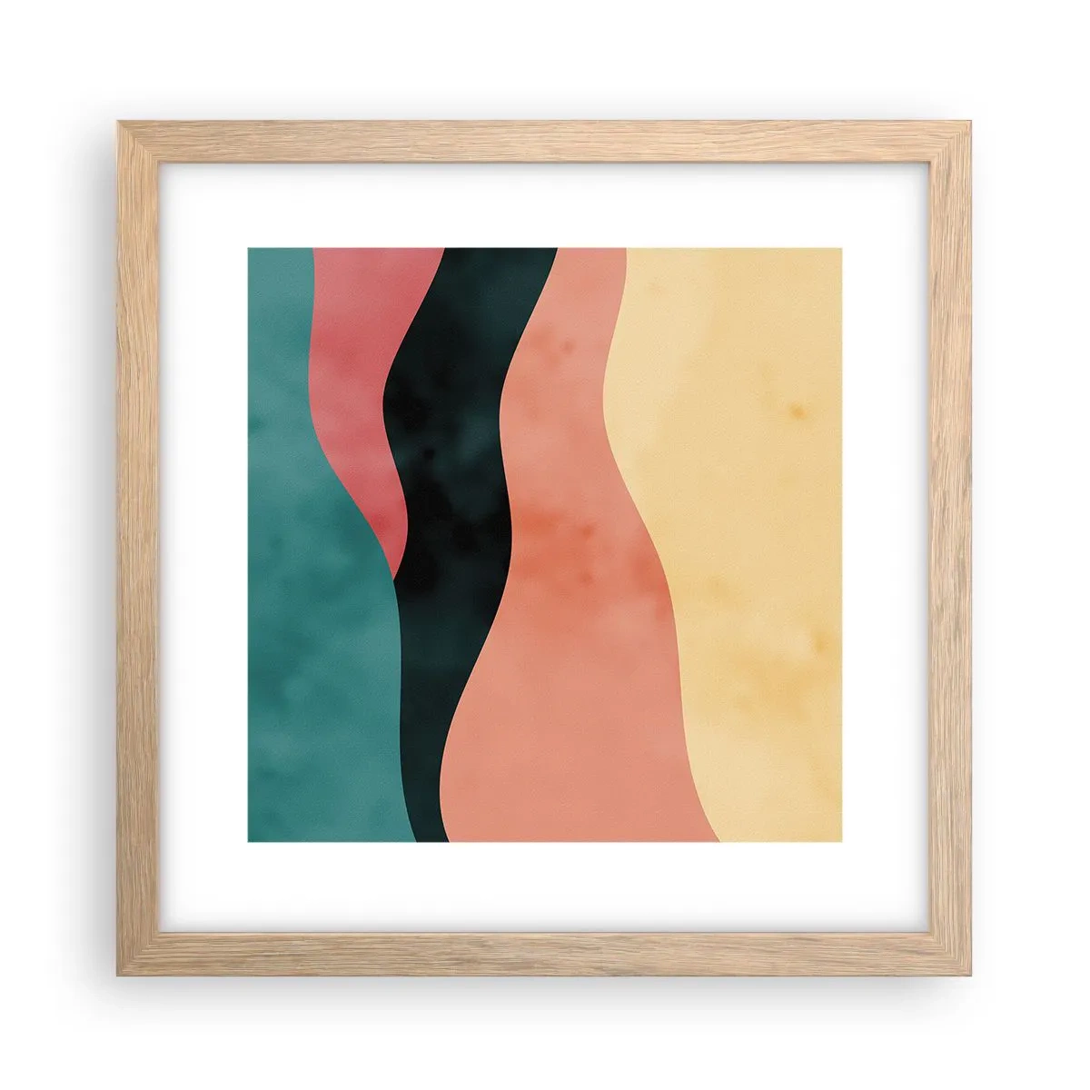 Plakat w ramie jasny dąb - Zgodna niezgodność - 30x30 cm