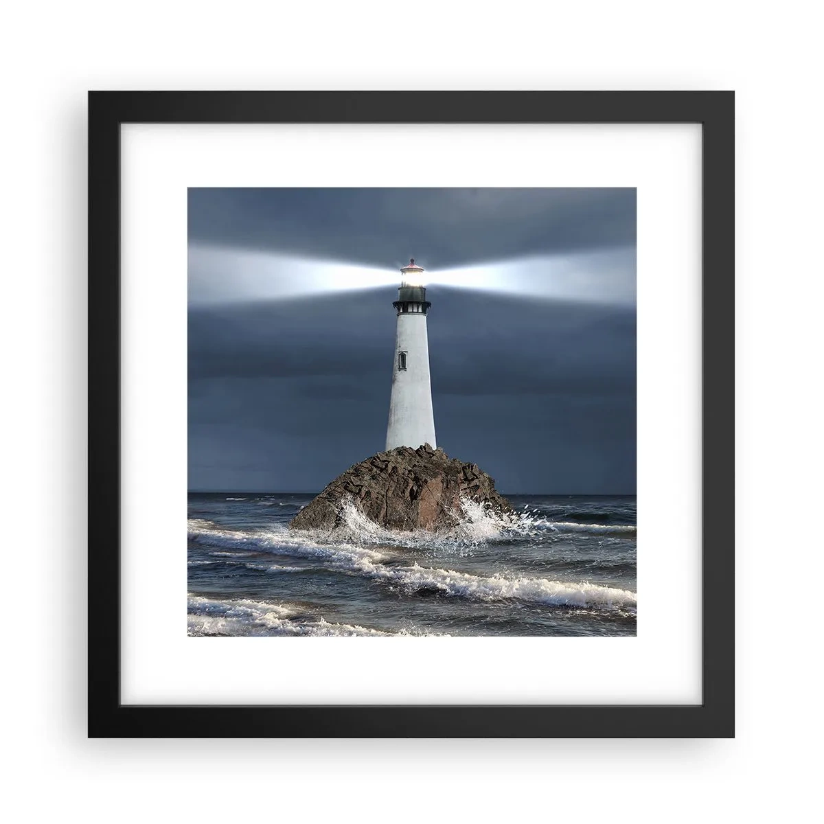 Plakat w czarnej ramie - Tu…tu…tutaj! - 30x30 cm