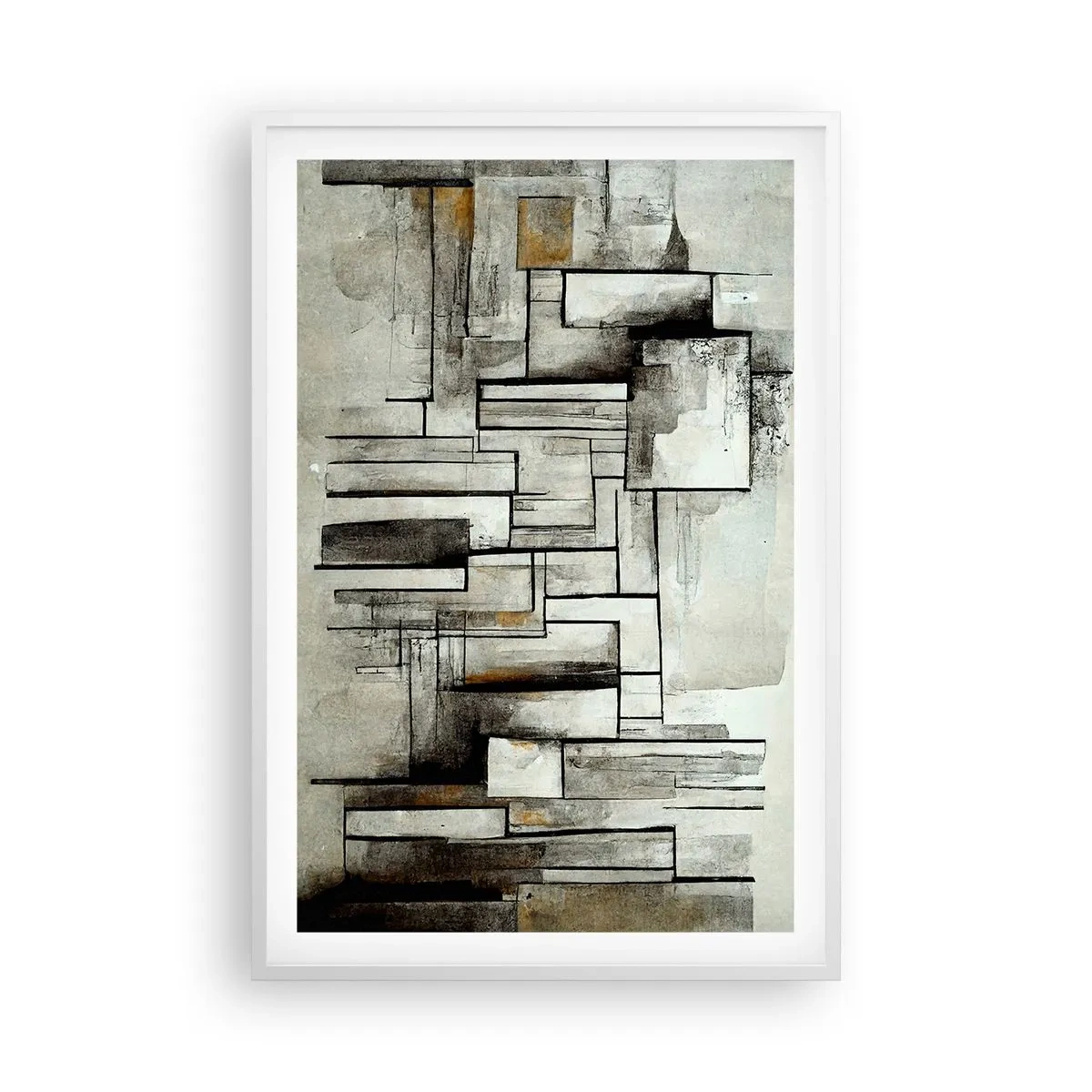 Plakat w białej ramie - Siła prostoty - 61x91 cm