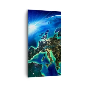 Obraz na płótnie - Roziskrzona Europa - 55x100 cm