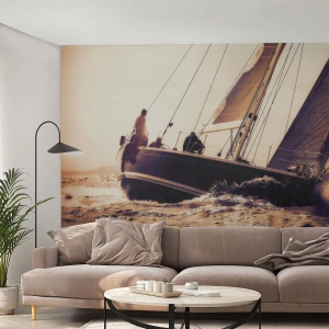 Fototapeta Premium Canvas - Żeglujże, żeglarzu - Jacht, Morze, Żeglarstwo - 350x256 cm