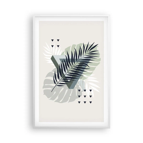 Plakat w białej ramie - Natura i geometria – dwa porządki? - 61x91 cm