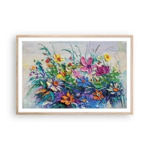 Plakat w ramie jasny dąb - Wcale nie-martwa natura - 91x61 cm