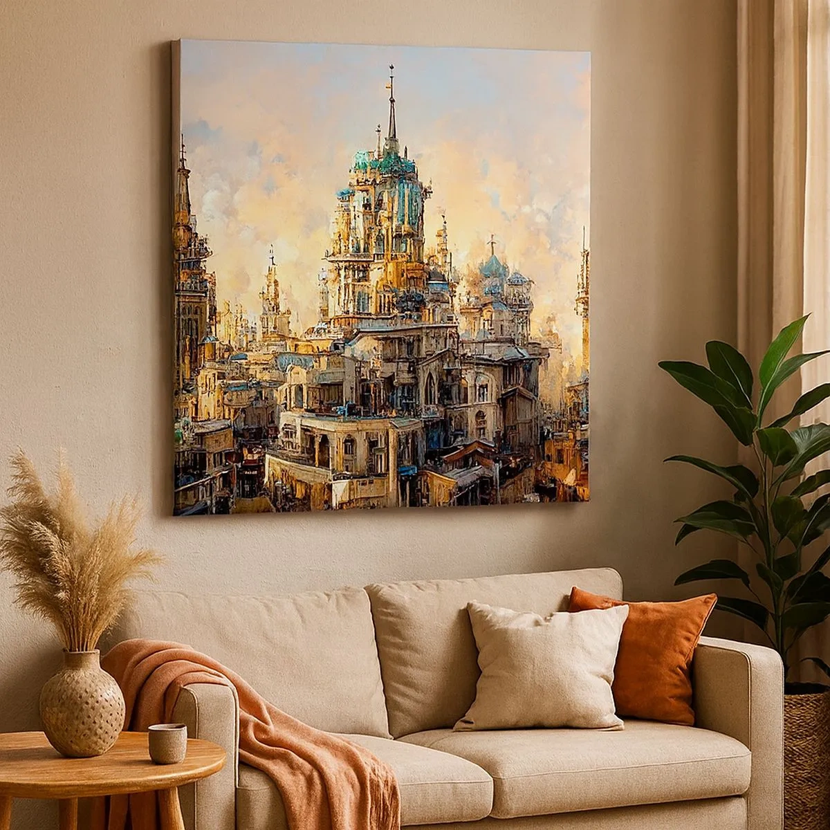 Obraz na płótnie - Miasto miast - 30x30 cm