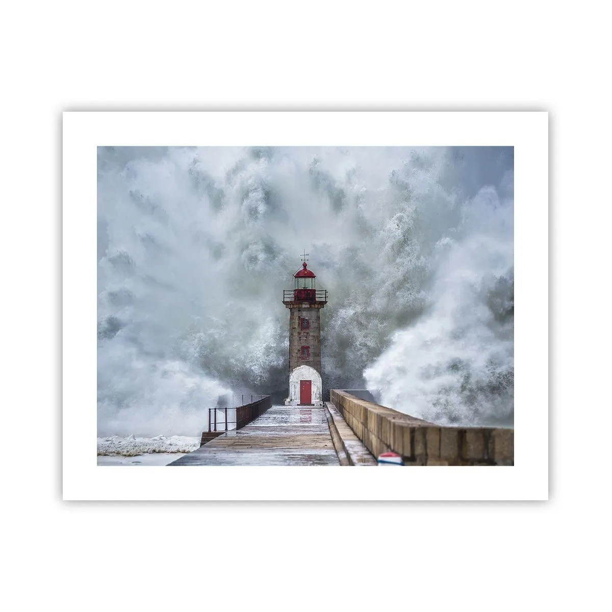 Plakat - Ryk wód, szum zawiei - 50x40 cm