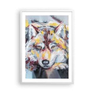 Plakat w białej ramie - Spokój wśród bliskich - 50x70 cm
