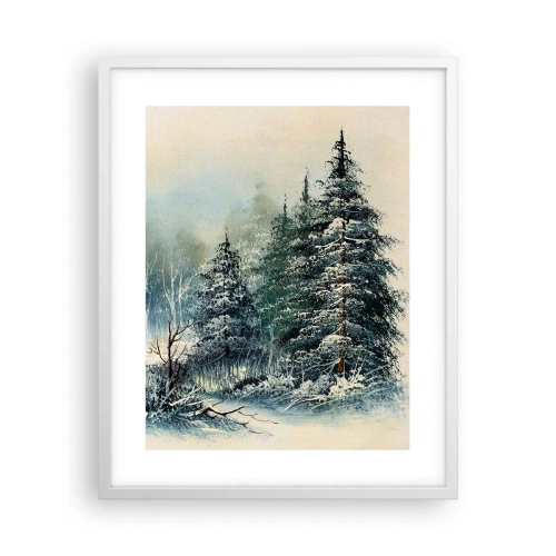 Plakat w białej ramie - Gotowe do Świąt - 40x50 cm