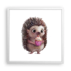 Plakat w białej ramie - Święto jest co dzień - 50x50 cm