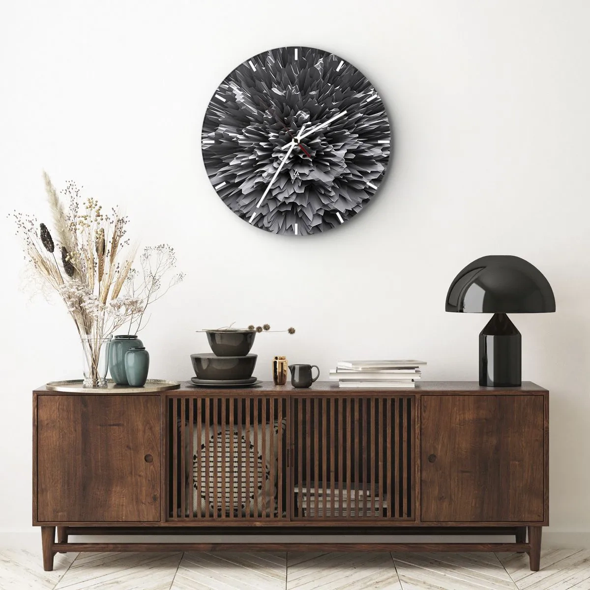 Zegar ścienny - Już ostrzej się nie da - 40x40 cm