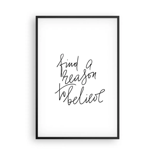 Plakat w czarnej ramie - To możliwe - 61x91 cm