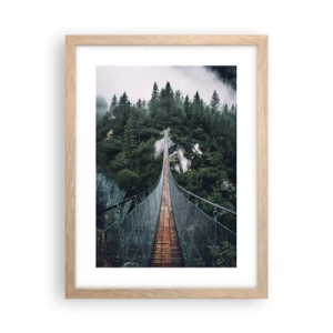 Plakat w ramie jasny dąb - Tylko dla orłów - 30x40 cm