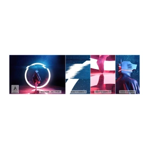 Fototapeta Próbka Samoprzylepna Deluxe Sticker - Między światami - Futurystyczny, Astronauta, Kosmos - 100x30 cm