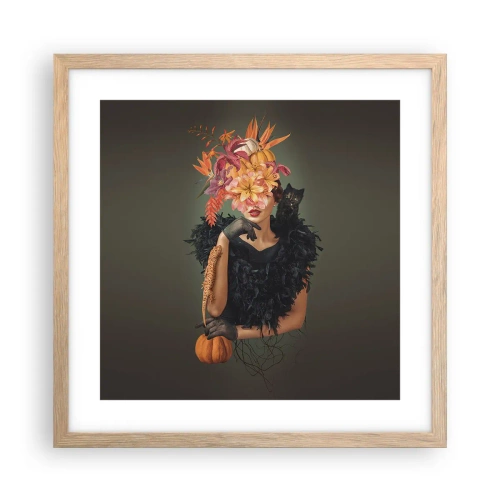 Plakat w ramie jasny dąb - Czar wiedźmy - 40x40 cm