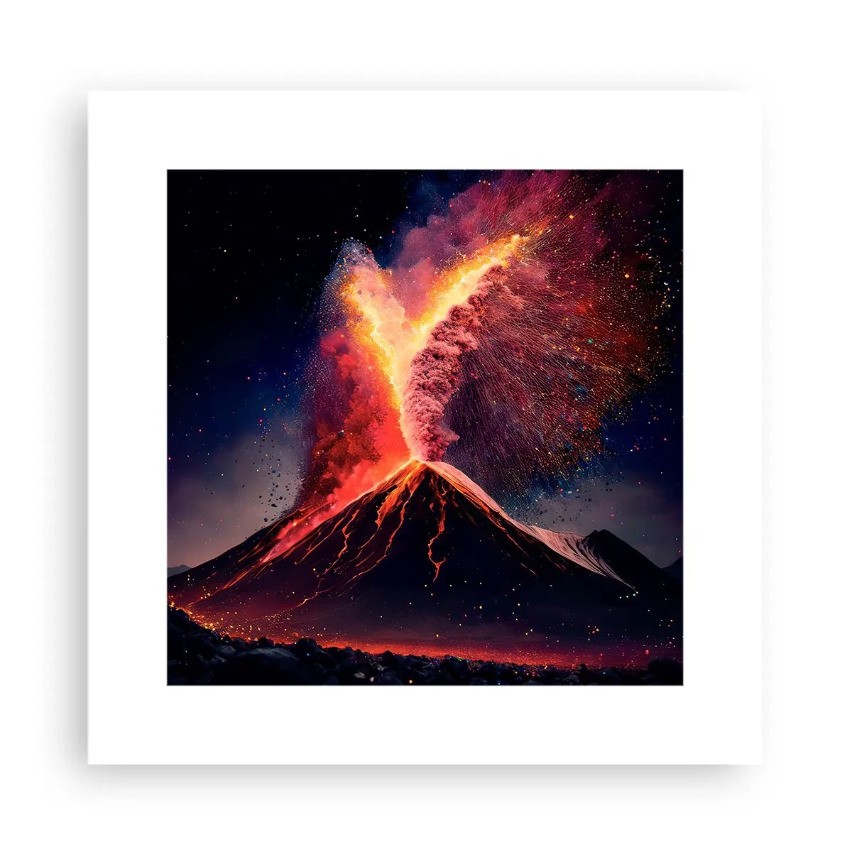 Plakat - Piękno i groza - 30x30 cm