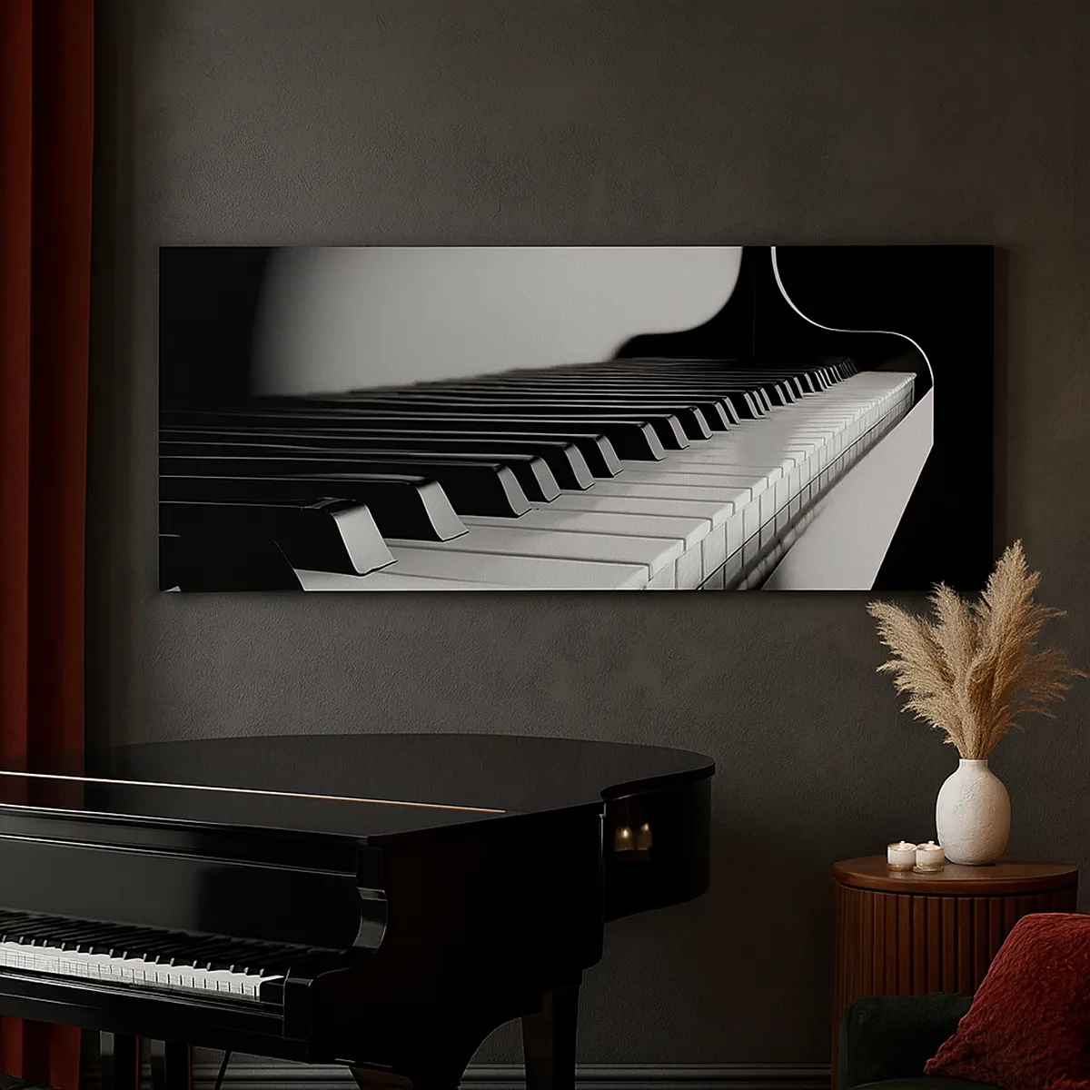 Obraz na płótnie - Harmonia kształtów i barw - 30x30 cm