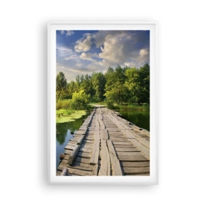 Plakat w białej ramie - Lato, lato wszędzie - 61x91 cm