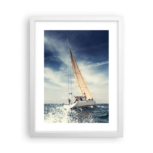 Plakat w białej ramie - Nas nie dogonią! - 30x40 cm