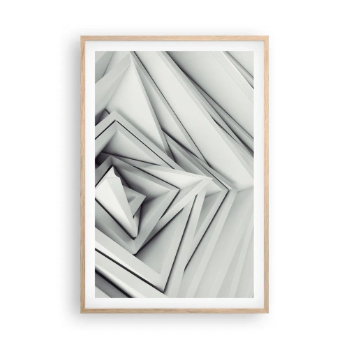 Plakat w ramie jasny dąb - Ostrych kątów pąkowie - 61x91 cm