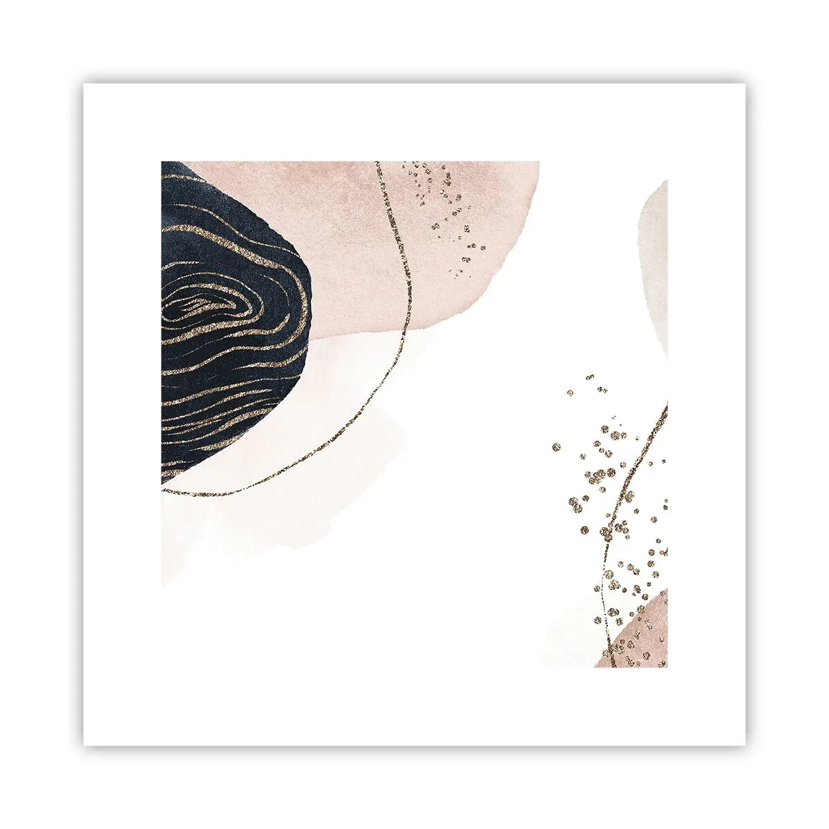 Plakat - Wszystko płynie - 30x30 cm