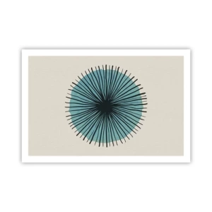 Plakat - Promieniście na błękicie - 91x61 cm