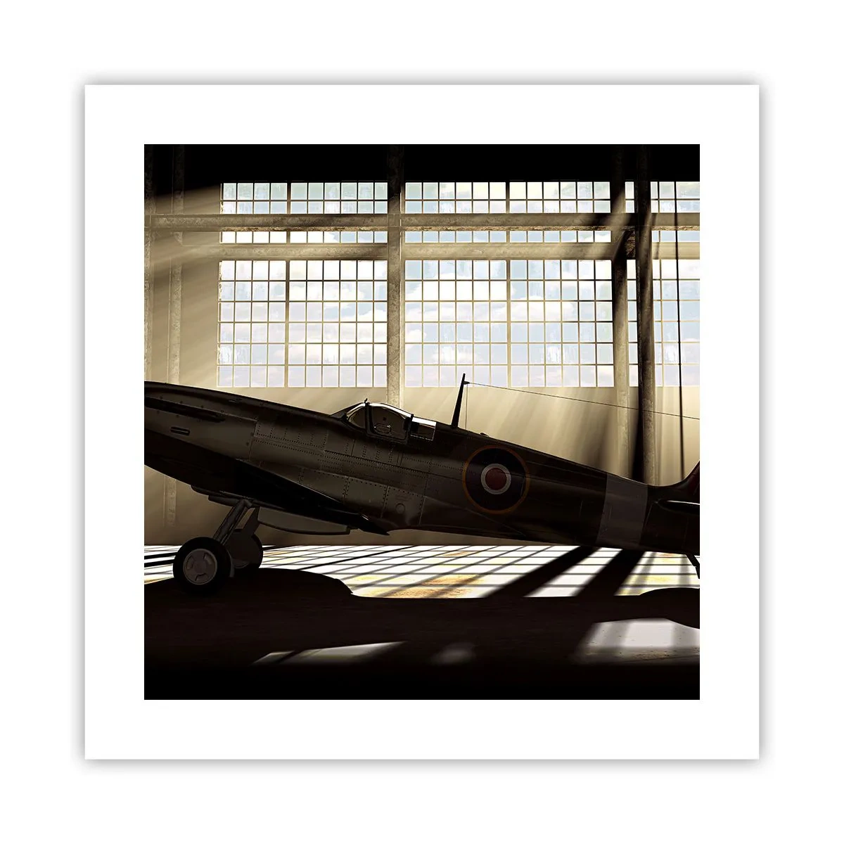 Plakat - Odpoczynek wojownika - 40x40 cm