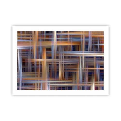 Plakat - Utkane ze światła - 70x50 cm